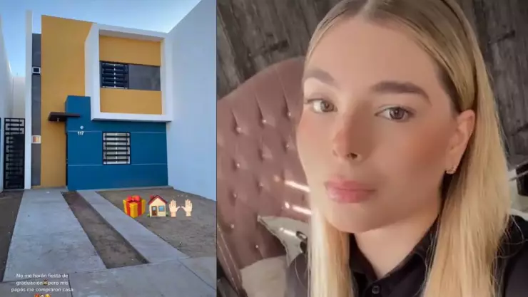 Papás le regalan casa a su hija por su graduación.-
