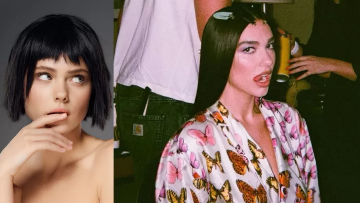 Dua Lipa fleco mini