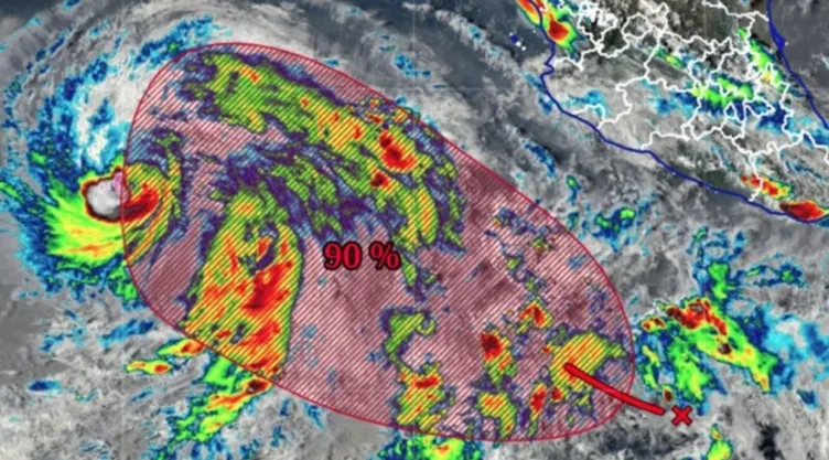 Ciclón tropical en Guerrero: zona de baja presión sube a 90% de probabilidad