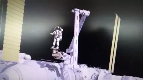 Astronautas de China realizaron una caminata espacial