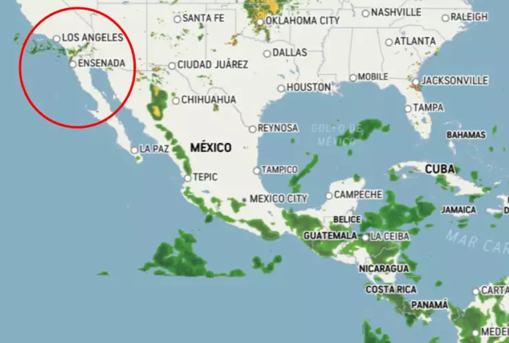 Radar de llovizna en Tijuana