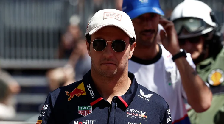 Checo Pérez en el GP de Mónaco