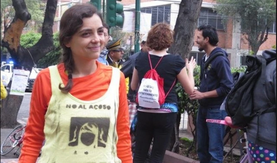 La rodada es parte de la campaña #CallesSinAcoso