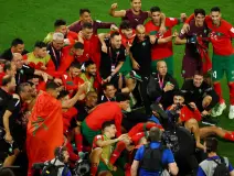 Marruecos festeja el pase a 4tos de Final