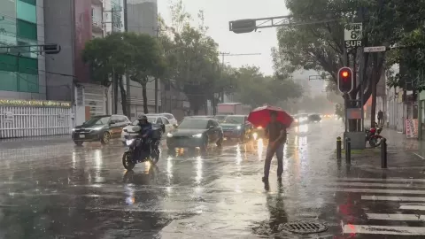 Conagua: Lluvias en CDMX durante cuatro días