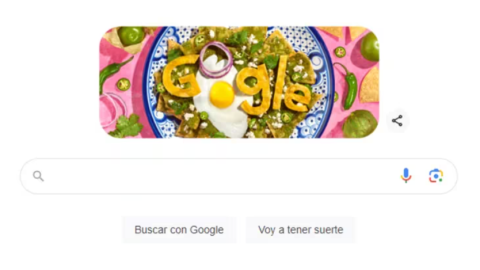 Google Doodle celebra a los chilaquiles hoy 23 de mayo de 2024