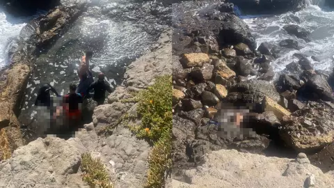 Hallan cuerpo sin vida entre las rocas de Playas de Rosarito