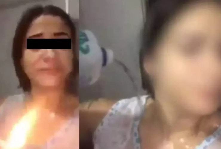 Mujer se prende fuego para pedir que la perdonen por infiel