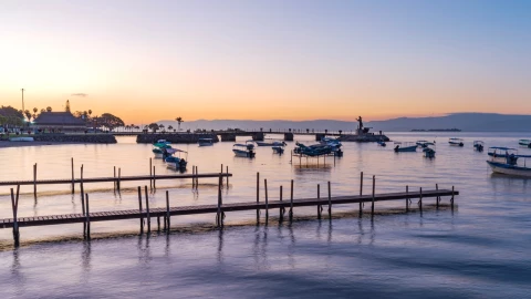 &iquest;Qu&eacute; nivel de agua tiene el lago Chapala tras las fuertes lluvias en Jalisco?