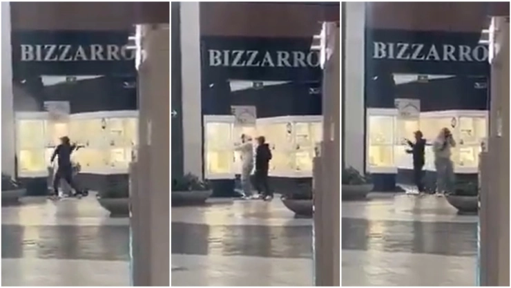 Captan intento de asalto en joyería en centro comercial en CDMX.