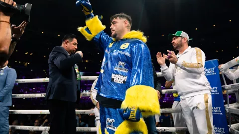 Andy Ruiz boxeador Deontay Wilder