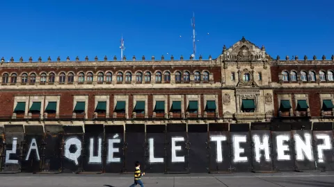 vallas en palacio nacional
