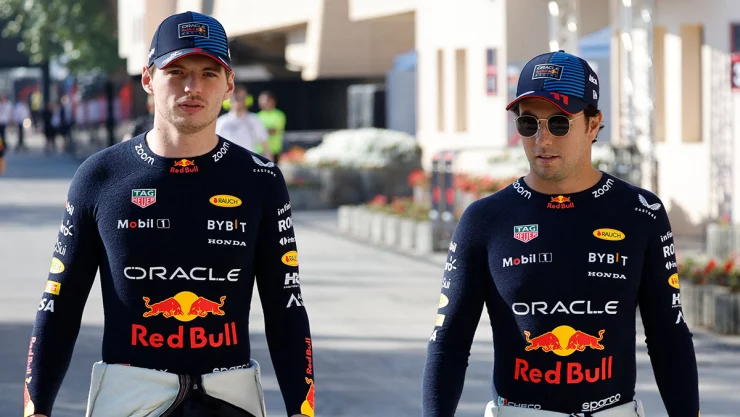 Max Verstappen y Checo Pérez