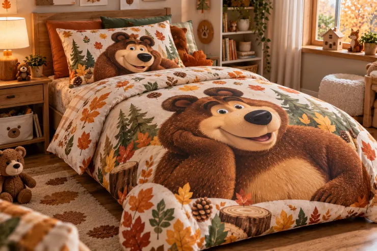 Colcha de Oso en el bosque