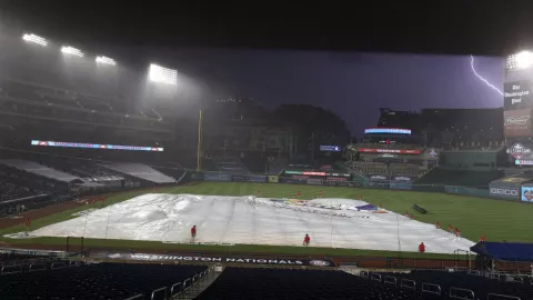 Se suspende el primer partido de las Grandes Ligas: Nationals vs. Yankees