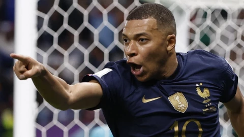 Gol Mbappé con Francia en Qatar