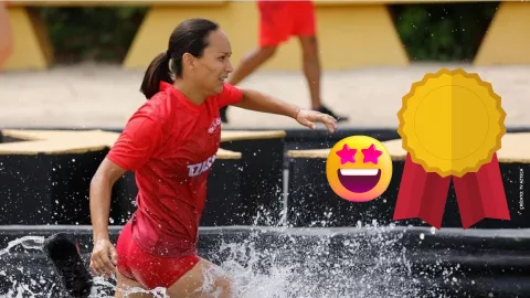 Exatlón: Fans celebran con memes a la primera medallista roja de la temporada.