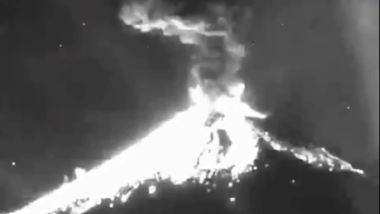 Explosión Popocatépetl