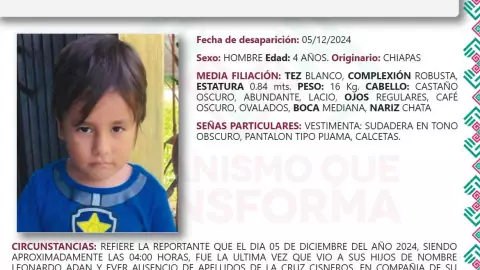 Leonardo Adan desaparecido