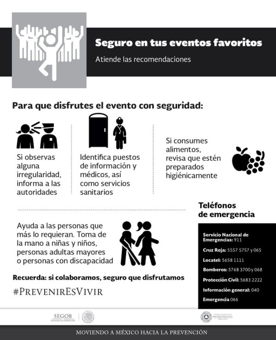 seguro en tus eventos