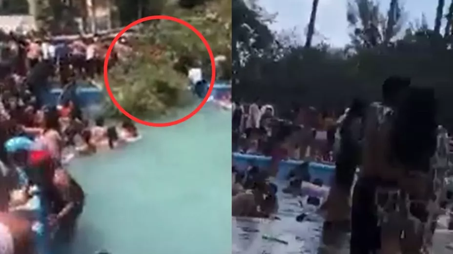 Cae árbol en balneario Comanjilla en Guanajuato y muere bebé