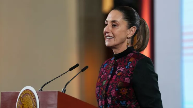 Ma&ntilde;anera de Claudia Sheinbaum hoy.