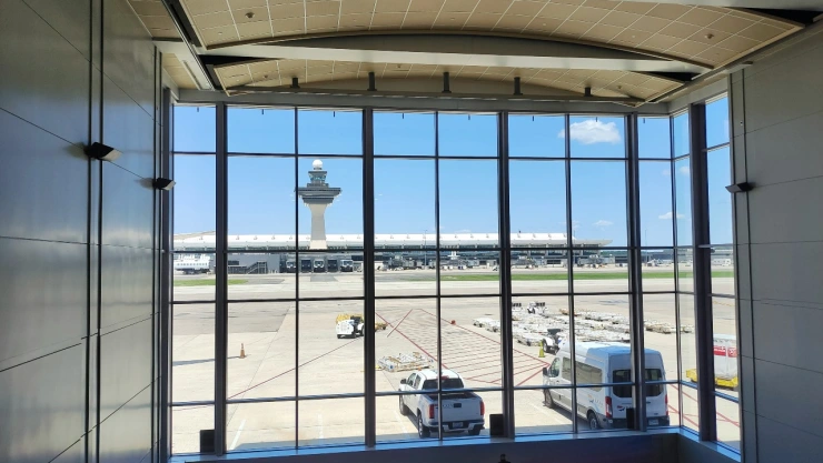Aeorpuerto Washington dulles en EU.