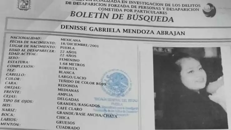 Desaparecida denisse Gabriela