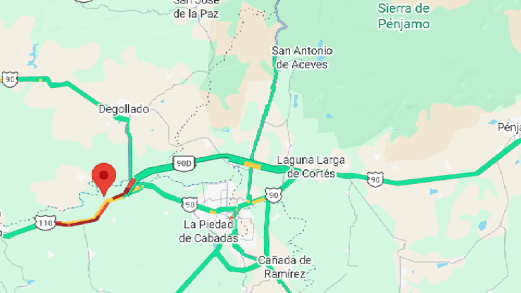 accidente carretera La Piedad-Yurécuaro
