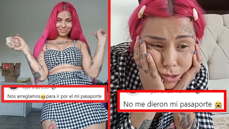 Mona acude a tramitar su pasaporte