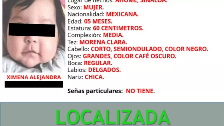 Localizan con vida a Ximena Alejandra, bebé desaparecida en Los Mochis. .jpg