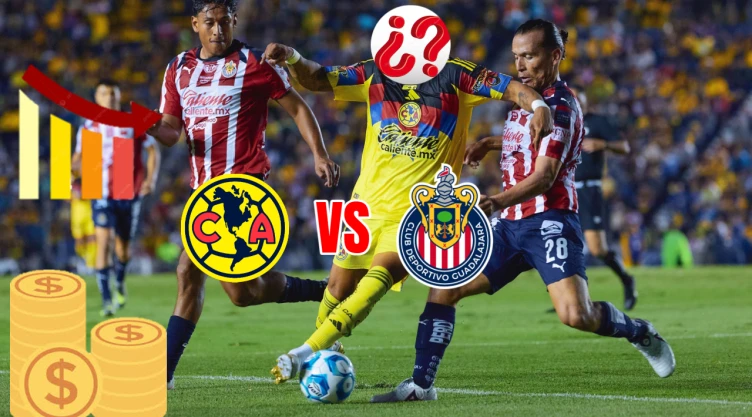 Aficionados dicen que este jugador fue el peor del América vs Chivas y hoy su precio cayó hasta la mitad