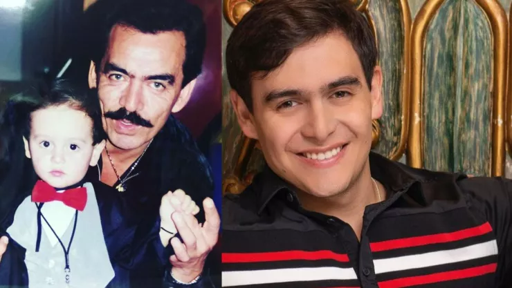 Julián Figueroa y su papá Joan Sebastian