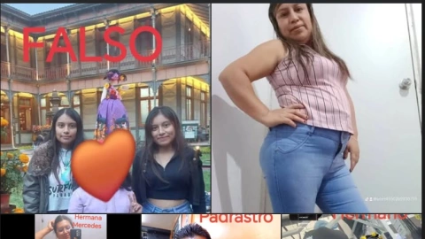 Publicación de hermanas García Rosas desparecidas en Veracruz