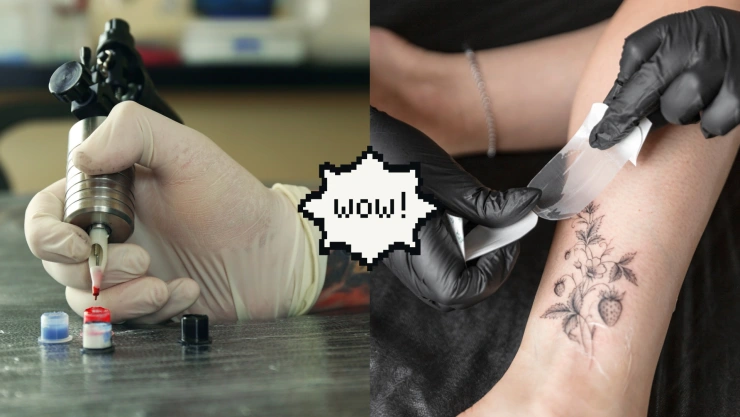 7 ideas de tatuajes en mosaicos a blanco y negro o de colores que se ven discretos