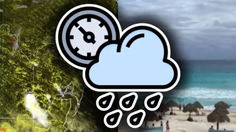 Esta es la hora EXACTA en que habrá lluvias en Quintana Roo HOY jueves 9 de octubre de 2025