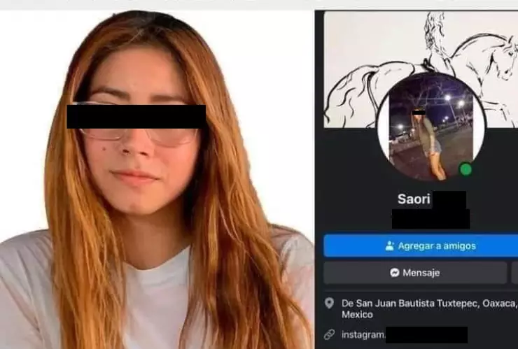 Saori presunta asesina del empresario, Erasmo Vázquez.