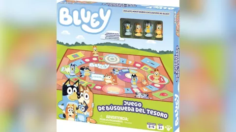Juegos de búsqueda del tesoro inspirado en Bluey.