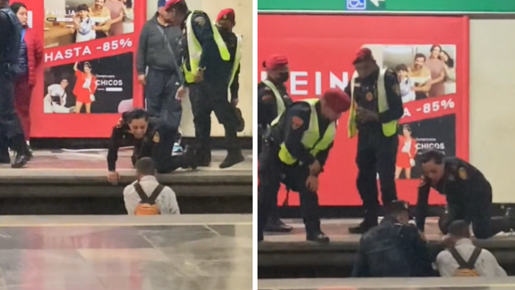 Policía rescata a invidente
