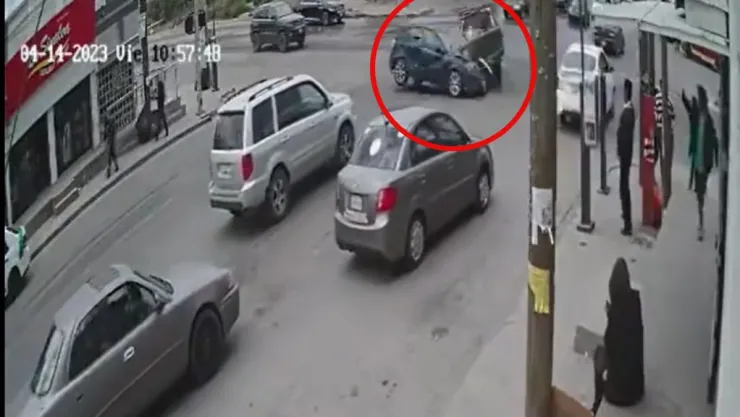 Choque en la anabel de Tijuana