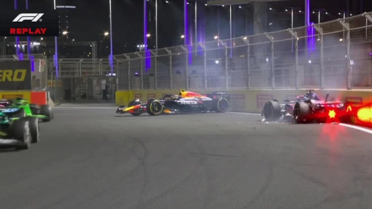 VIDEO: Así fue el Choque entre Yuki Tsunoda y Pierre Gasly en GP de Arabia Saudita 2025 | F1