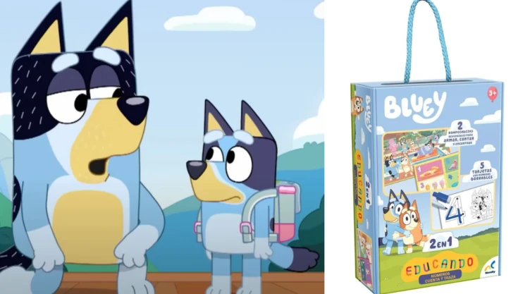 3 juguetes de Bluey para que los niños aprendan a contar de manera fácil y divertida