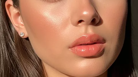 Al aplicar blush en una cara redonda se deben evitar las manzanas