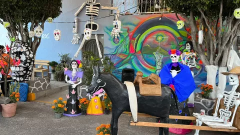 Catrinas gigantes en Tláhuac 2023