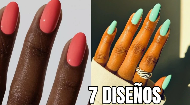 7 diseños de uñas que son hermosos y pueden usar las mujeres morenas en marzo 2026