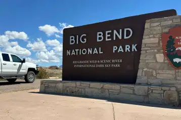 Vista del Parque Nacional Big Bend, en Texas.