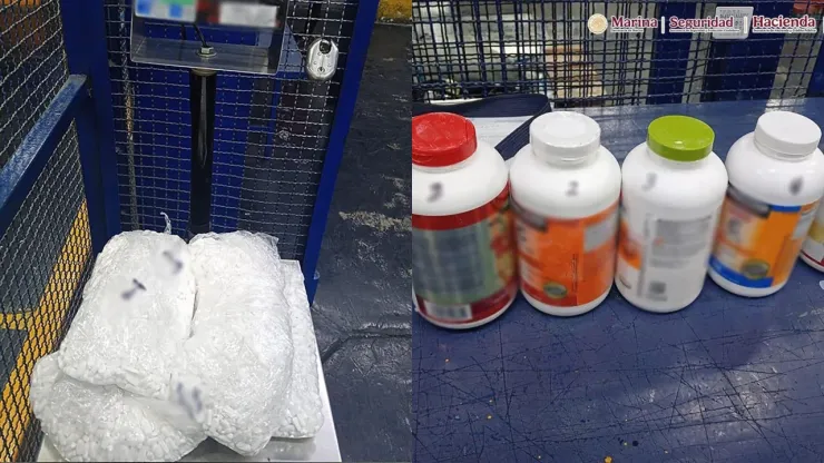 Un cargamente de “vitaminas” fueron confiscadas en el Aeropuerto Internacional de la Ciudad de México