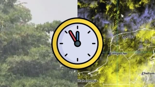 Esta es la hora EXACTA en que habrá lluvias en Campeche HOY jueves 13 de noviembre de 2025