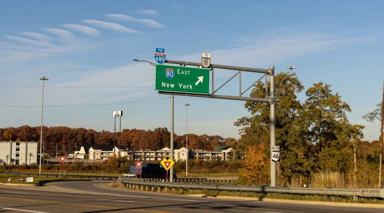 La autopista I-80 de Nueva York