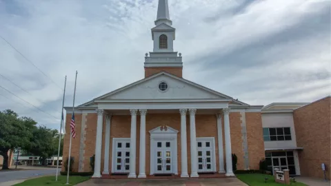 Una iglesia de Texas.
